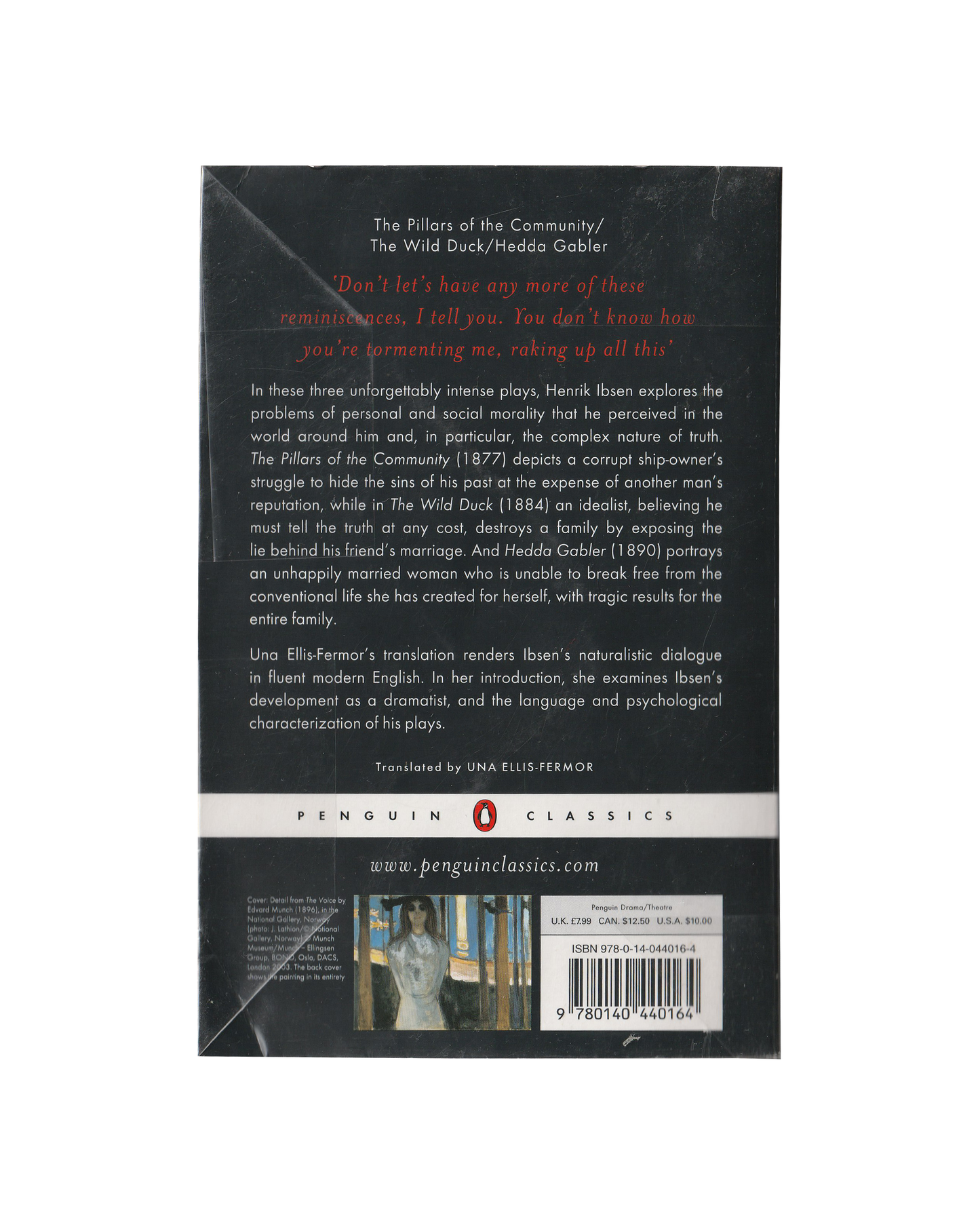 Hedda Gabler and Other Plays by Henrick Ibsen