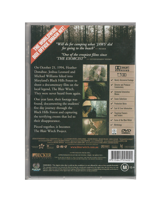 The Blair Witch Project DVD