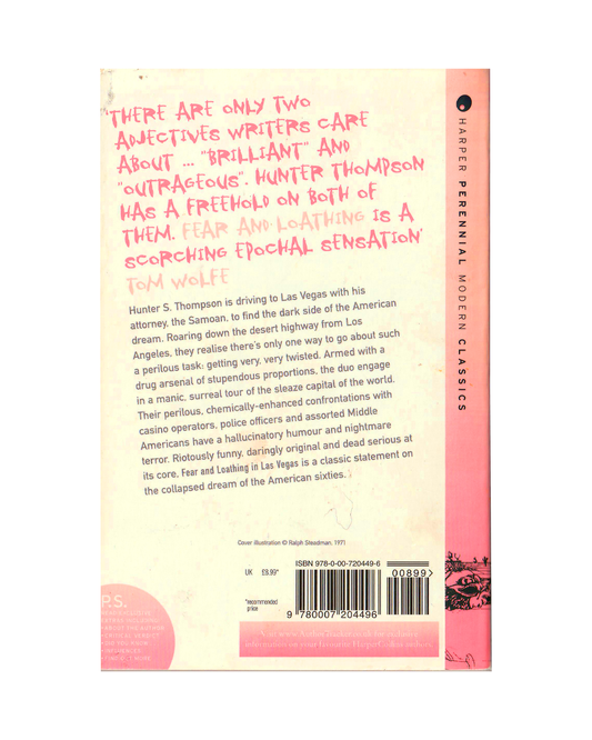 Fear and Loathing in Las Vegas by Hunter S. Thompson