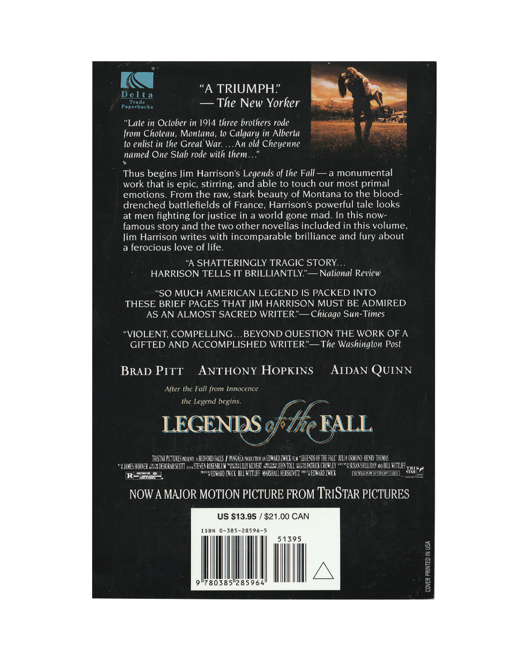 Legends of the Fall by Jim Harrison