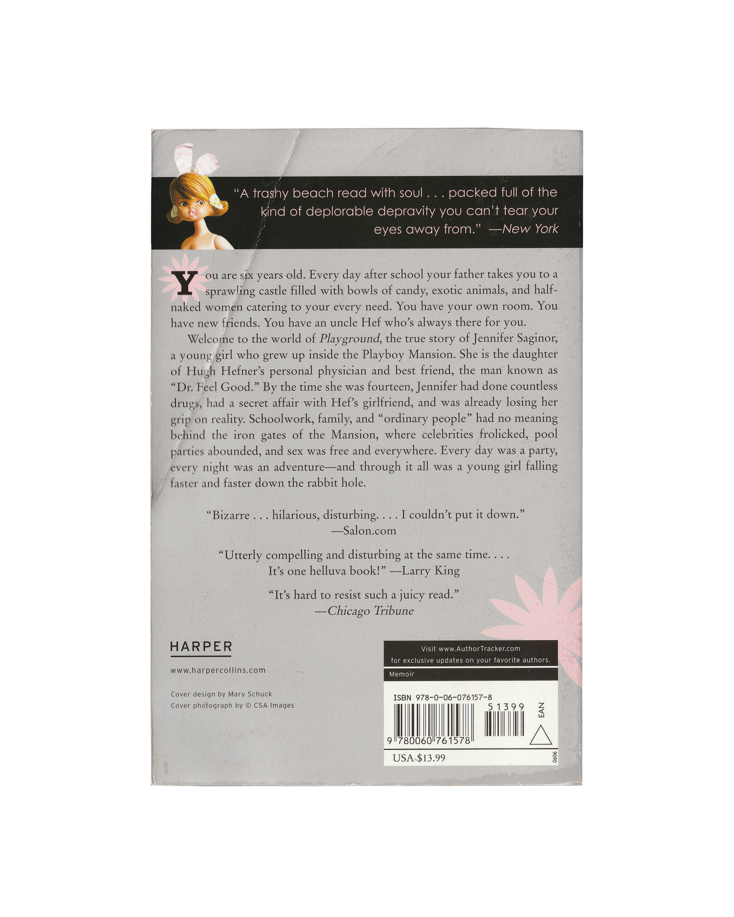 Playground: A Childhood Lost Inside The Playboy Mansion by Jennifer Saginor