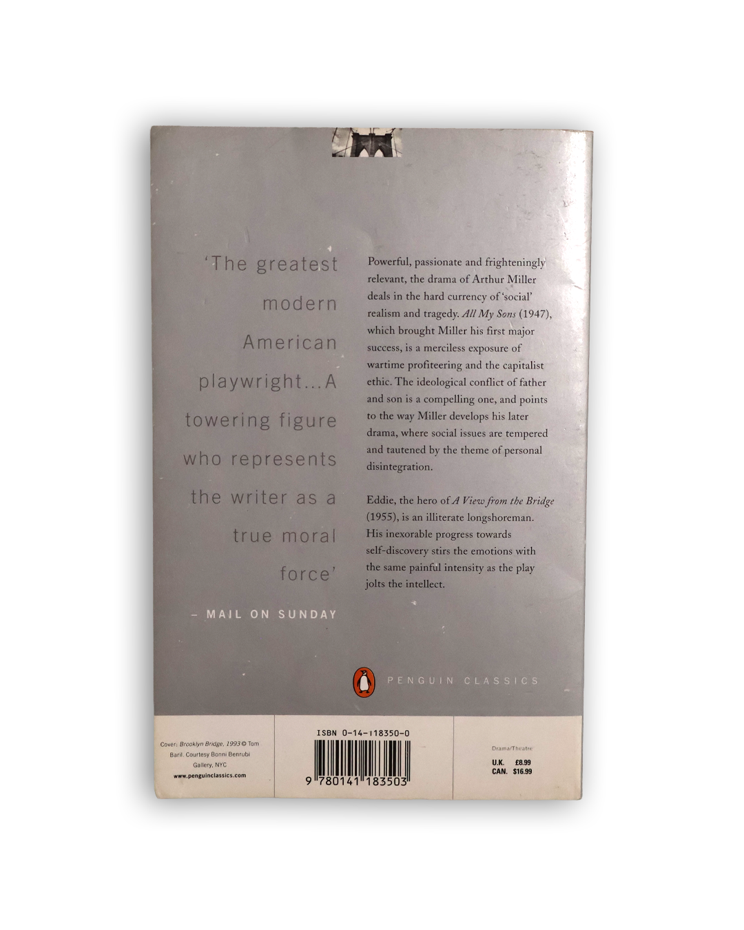 A View From The Bridge by Arthur Miller